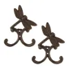 Dragonfly Wall Hook Set of 2 - Stylish and Functional Home Decor