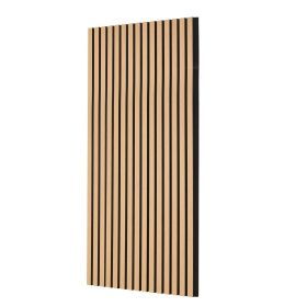 VEVOR Wood Slat Acoustic Panels 23.6 x 47.2 inch for Modern Wall Decor Light Oak