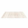 Large Area Rug 6 x 9 ft Anti-Skid and Tear-Resistant Floor Mat Modern Beige