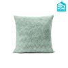 HGTV Curlicue Faux Fur Pillow Quietude 22 x 22 inches